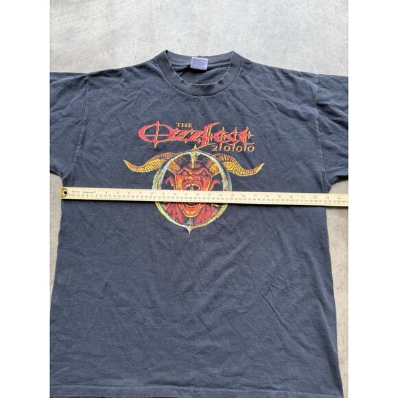 Vintage The Ozzfest 2000 Band Tee Tour Shirt Black All Sport XL Heavy Metal Rock - Picture 8 of 8
